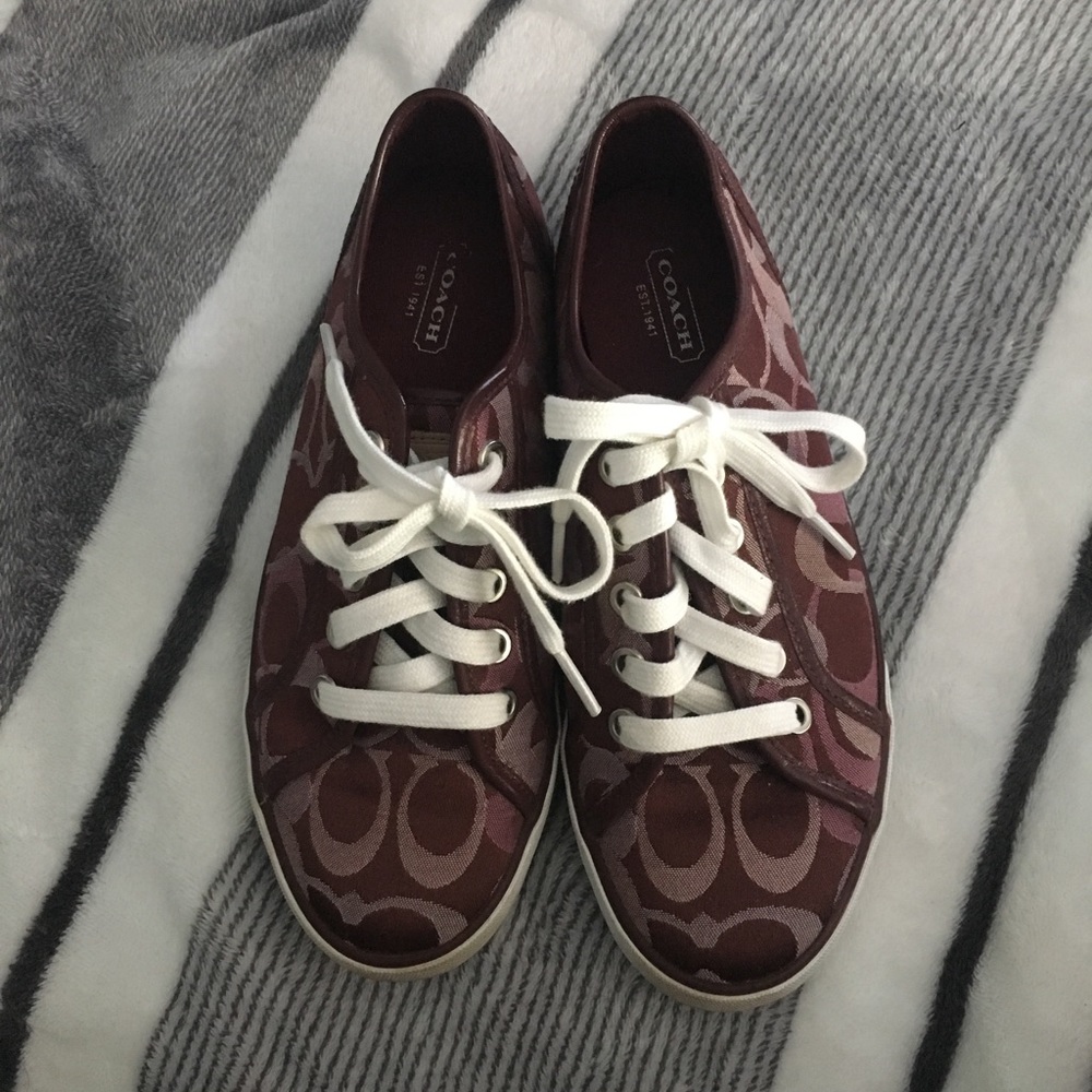 Coach cranberry sneakers